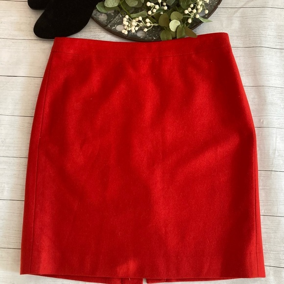J. Crew Wool Blend Pencil Skirt - Picture 4 of 11